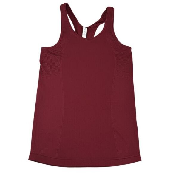 Lululemon Reveal Racerback In Deep Rouge Size Medium - Picture 6 of 9